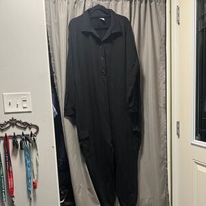 Smash + Tess Classic Black collared jumpsuit